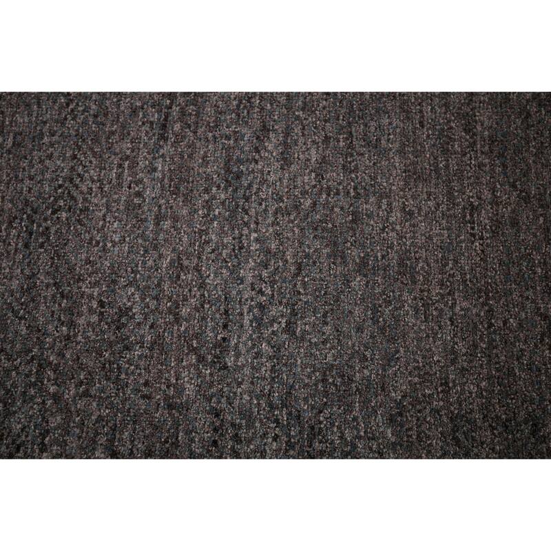 Gabbeh Modern Area Rug Hand-Knotted Wool Carpet - 9'0" X 12'3"