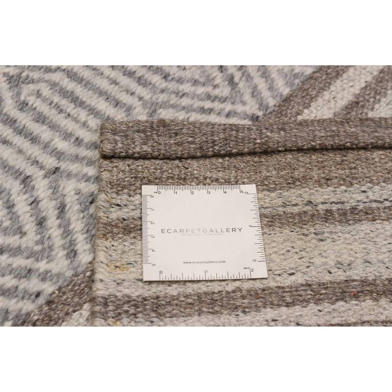 Nevada Taupe Kilim 5'1" x 7'7" - 5'1 x 7'7