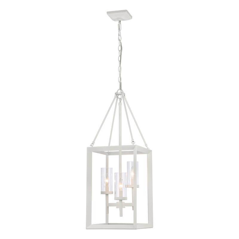 Golden Lighting Smyth 3-light Pendant in Natural White
