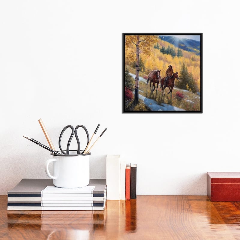 iCanvas "Glow of Indian Summer" by Jack Sorenson Framed Canvas Print
