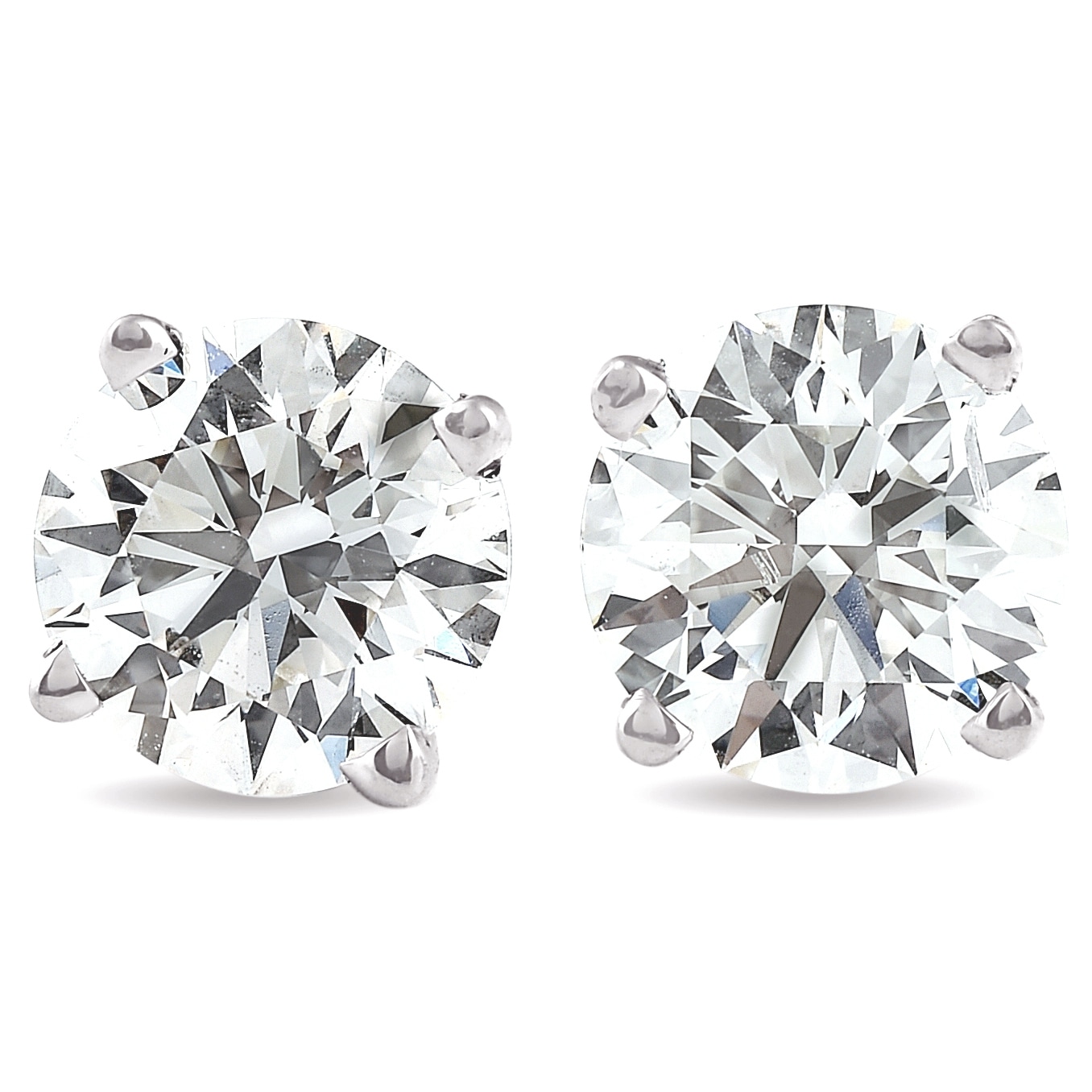 Bliss Diamond 1 3/4ct Diamond Studs White Gold