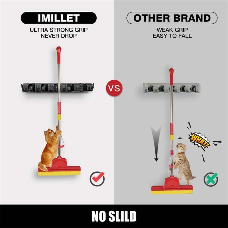 2 Pack Mop and Broom Holder