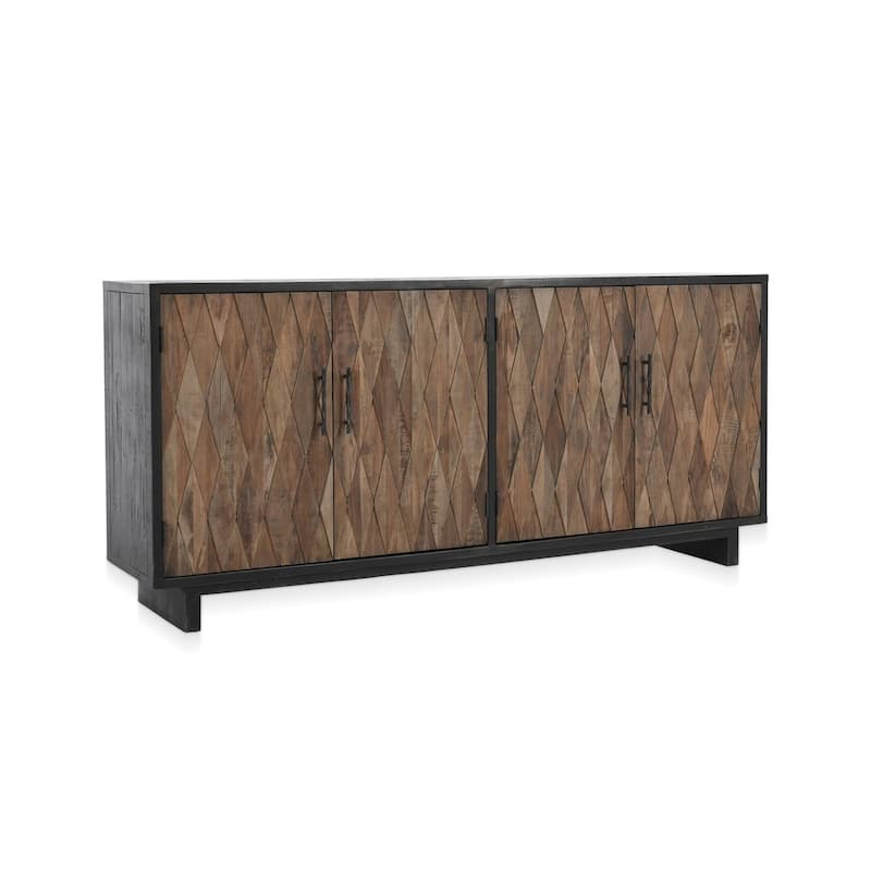 Anton 4-Door Sideboard Buffet by Kosas Home - 78Wx18Dx36H
