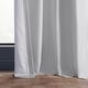 preview thumbnail 15 of 34, Exclusive Fabric Ruched Textured Faux Dupioni Silk Curtain (1 Panel)
