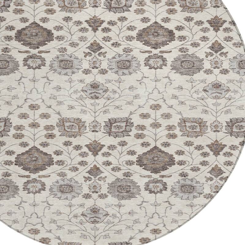 HomeRoots Floral Transitional Rectangle Outdoor Rug