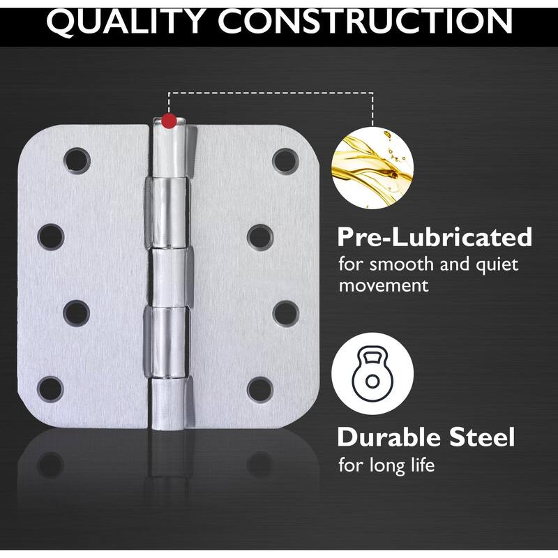 Design House 189738 4" x 4" Plain Bearing 5/8" Radius Corner Surface
