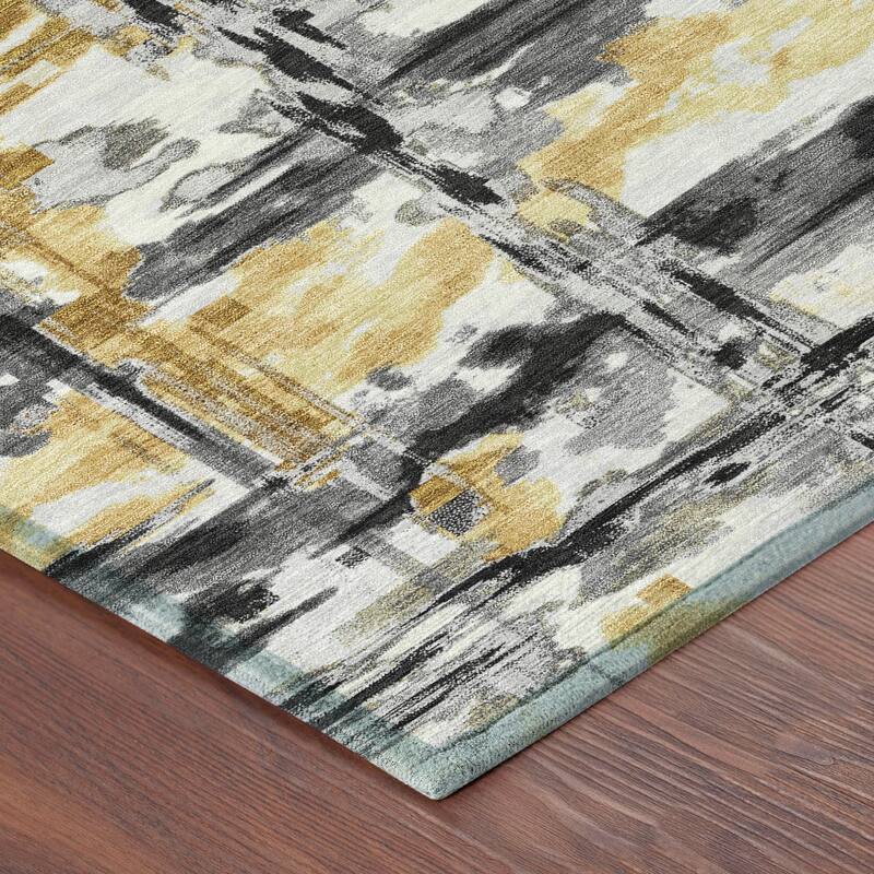 Machine Washable Indoor/ Outdoor Casual Fowler Chantille Rug