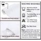 preview thumbnail 8 of 165, Waterford Collection 100% Cotton Non-Slip Bathroom Rug Set, Machine Washable Bath Rug, 4 Piece Bath Mat Set with Contour
