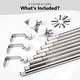 preview thumbnail 29 of 31, Deconovo Adjustable Single Curtain Rod for Windows & Doors