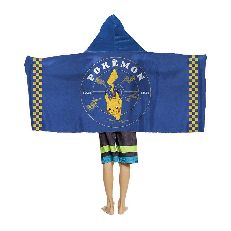 Pokemon Hooded Youth Beach Towel