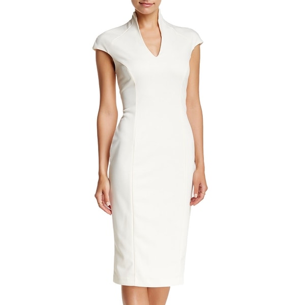 womens white sheath dress