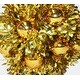 preview thumbnail 2 of 0, 5" Hanging Tinsel Berry Christmas Metalic Ball Ornament, Gold, Set of 3 - 5