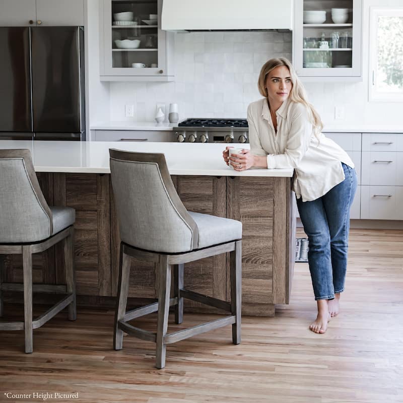 Maven Lane Vienna Swivel Kitchen Stool