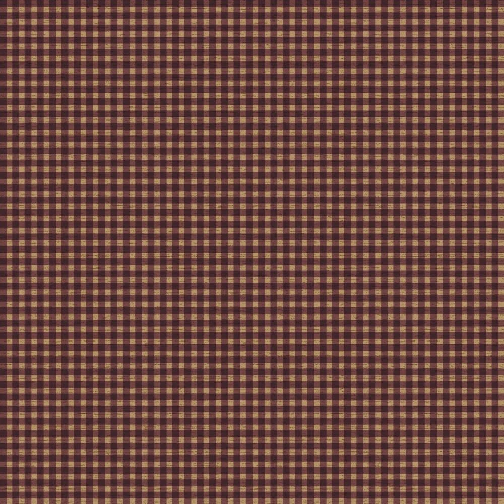 Shop York Wallcoverings Yc3431 Gingham Wallpaper Cranberry Red