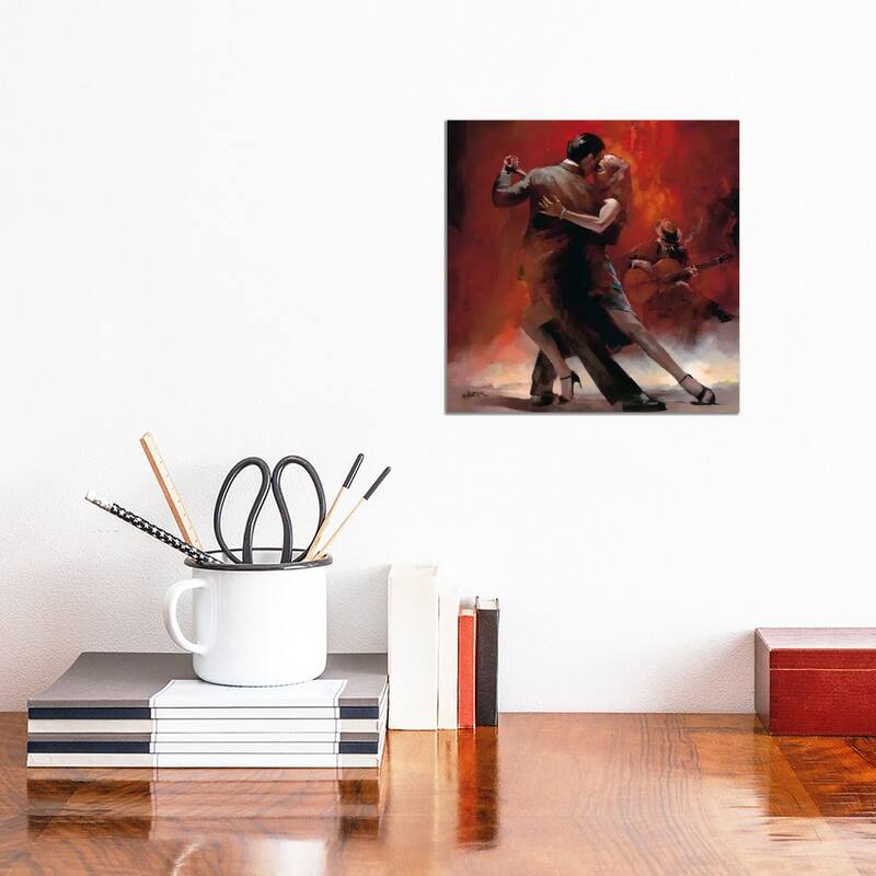 iCanvas "Tango Argentino II" by Willem Haenraets Canvas Print - 12x12x1.5