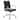 Benmar Ergonomic Office Desk Computer Chair with Ribbed Leather Seat, Swivel, Chrome Frame, and Adjustable Height