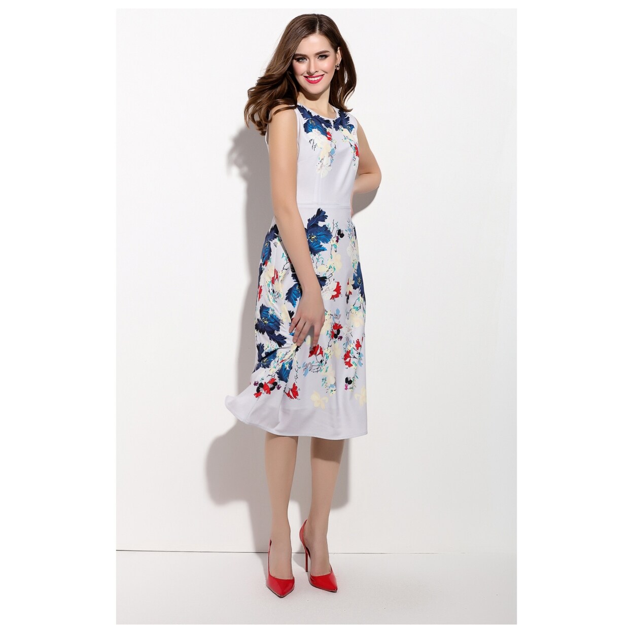 tea length casual dresses