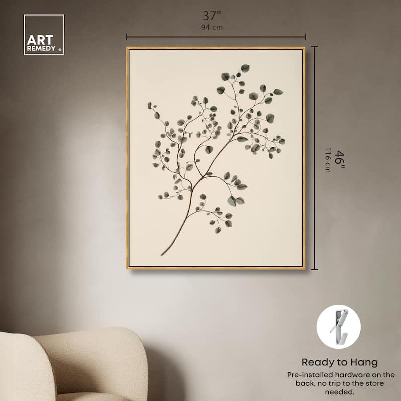 Bilberry Branch Canvas by Art Remedy