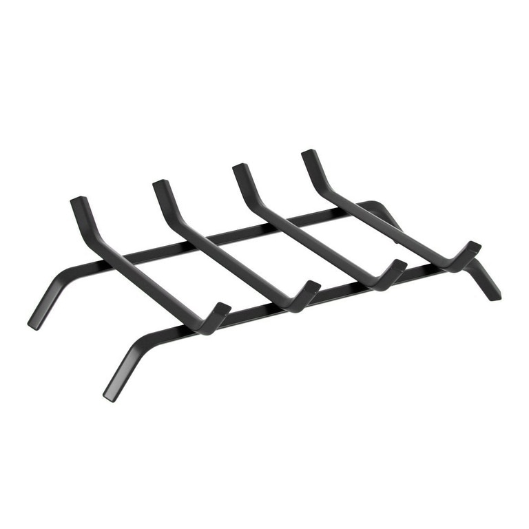 Shop Regal Flame Black Wrought Iron Fireplace Log Grate 18 W Heavy