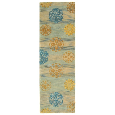 SAFAVIEH Handmade Rodeo Drive Ally Mid-Century Modern Abstract Wool