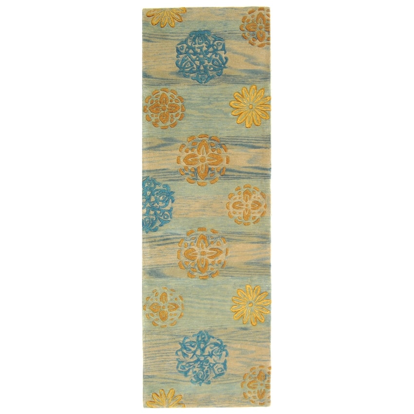 SAFAVIEH Handmade Rodeo Drive Ally Mid-Century Modern Abstract Wool