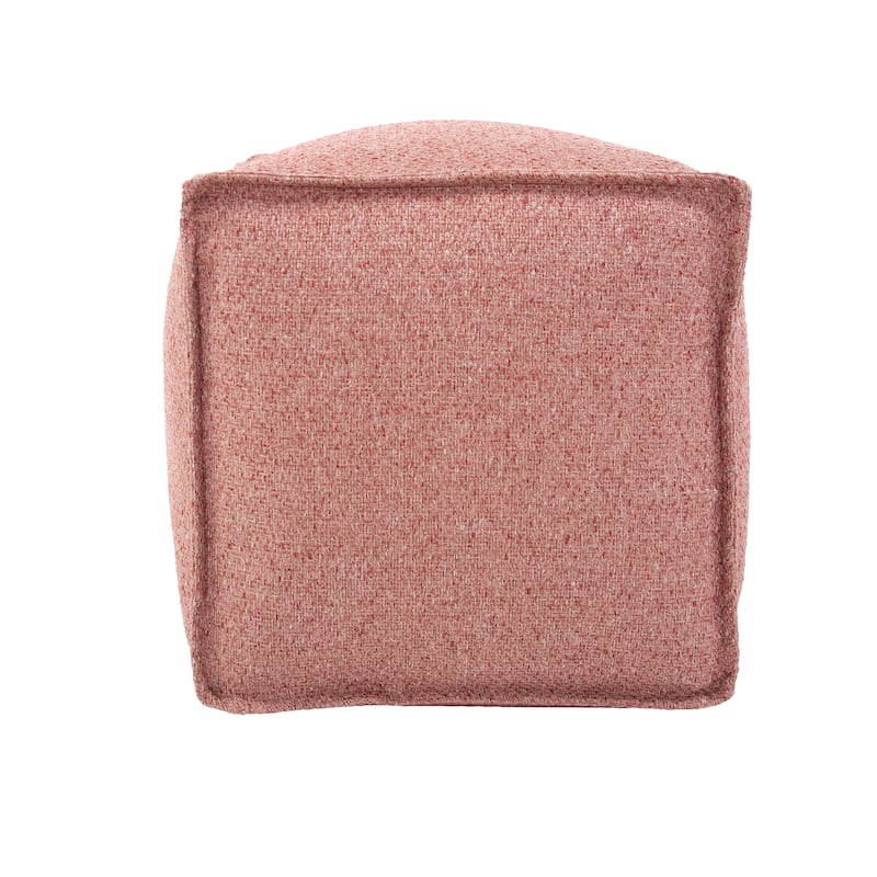 Allan Andrews Square Pouf Panama Rose