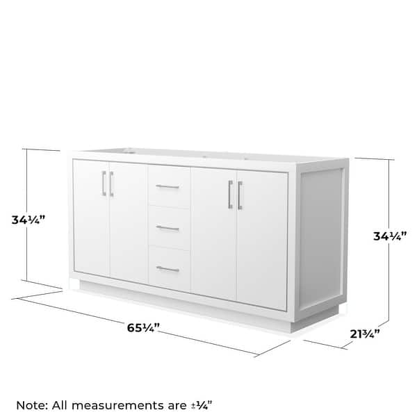 Wyndham Collection WCF1111-66D-CX-MXX Icon 66" Double Free Standing
