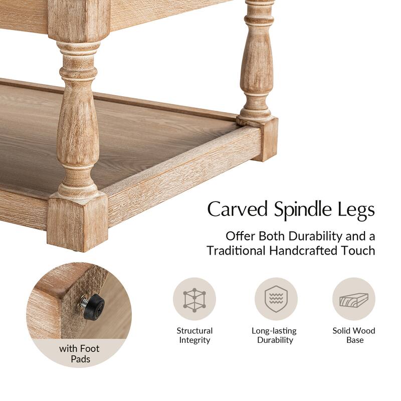 Conelius Upholstered Traditional Rectangular Cocktail Ottoman with a Tray by HULALA HOME