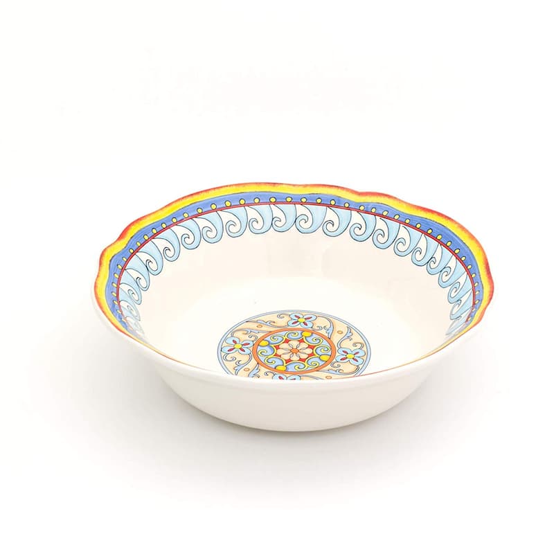 Euro Ceramica Duomo Stoneware 10" Serving Bowl - 48 oz - 1 Piece - 48 oz