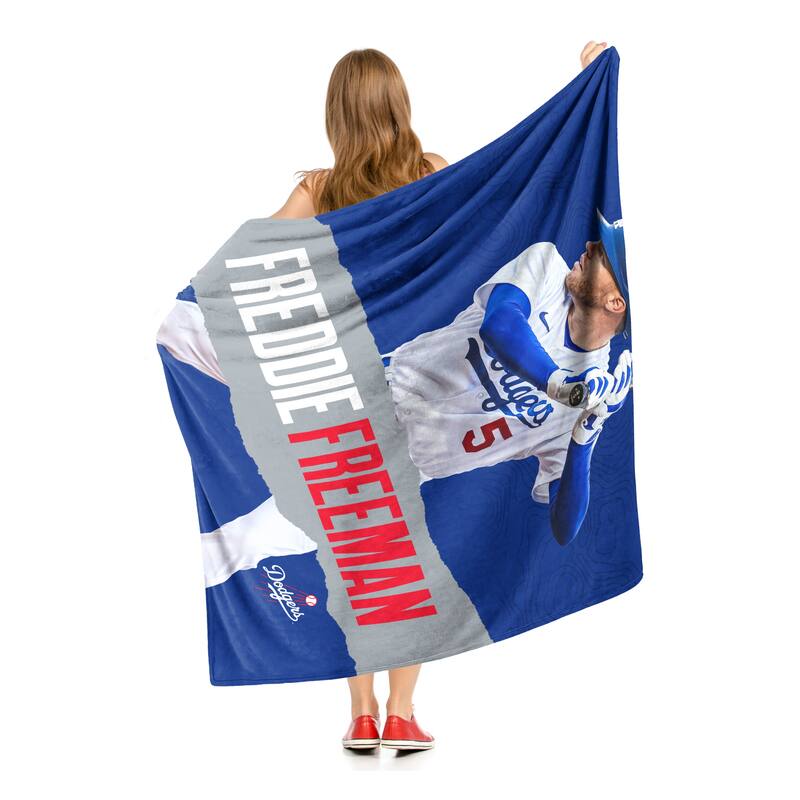 MLB Los Angeles Dodgers Player Silk Touch Throw Blanket