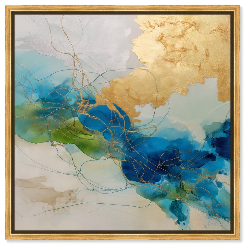 Alconia I Canvas by Art Remedy - 16" x 16" - Gold