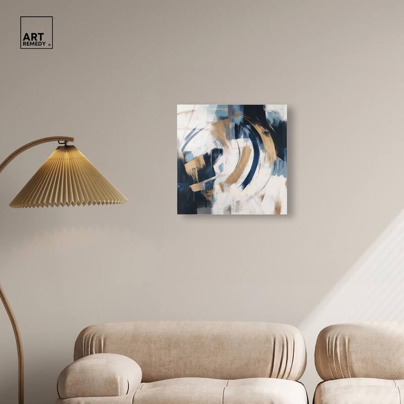 Golden Vortex I Acrylic by Art Remedy, Ready to Hang