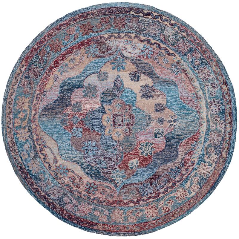 SAFAVIEH Handmade Distressed Tisa Vintage Boho Oushak Oriental Polyester