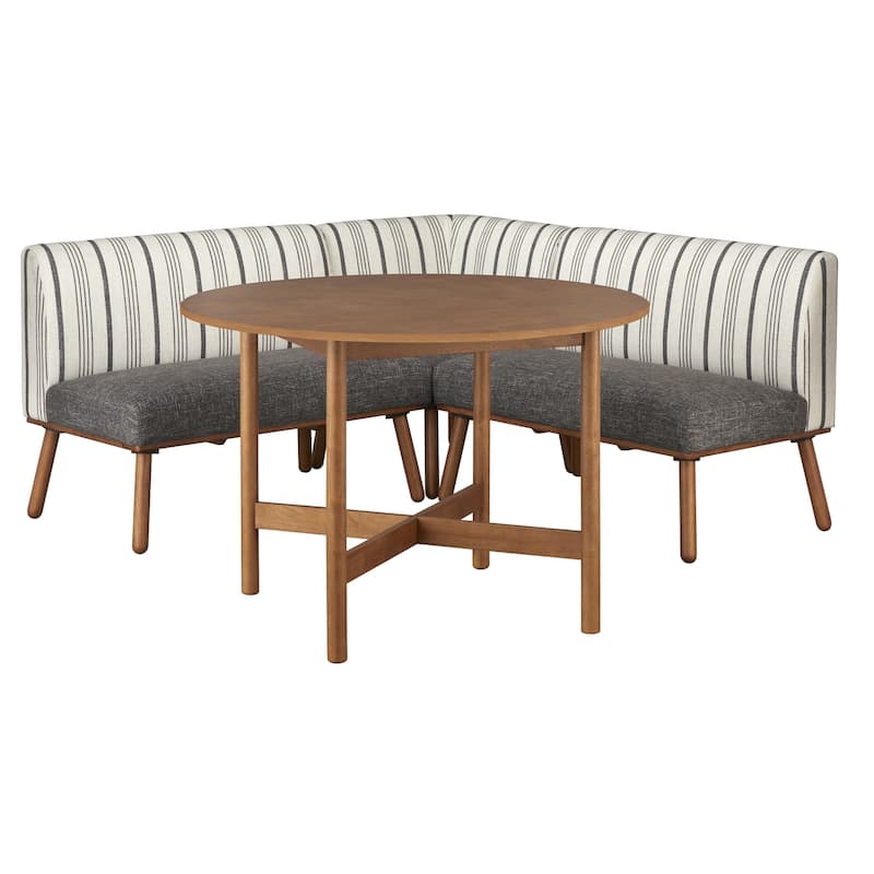 Lifestorey Gather 4-Piece Nook Banquette Set
