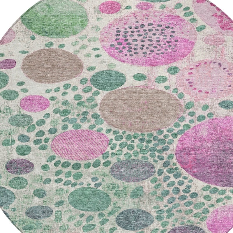 HomeRoots Geometric Transitional Rectangle Outdoor Rug