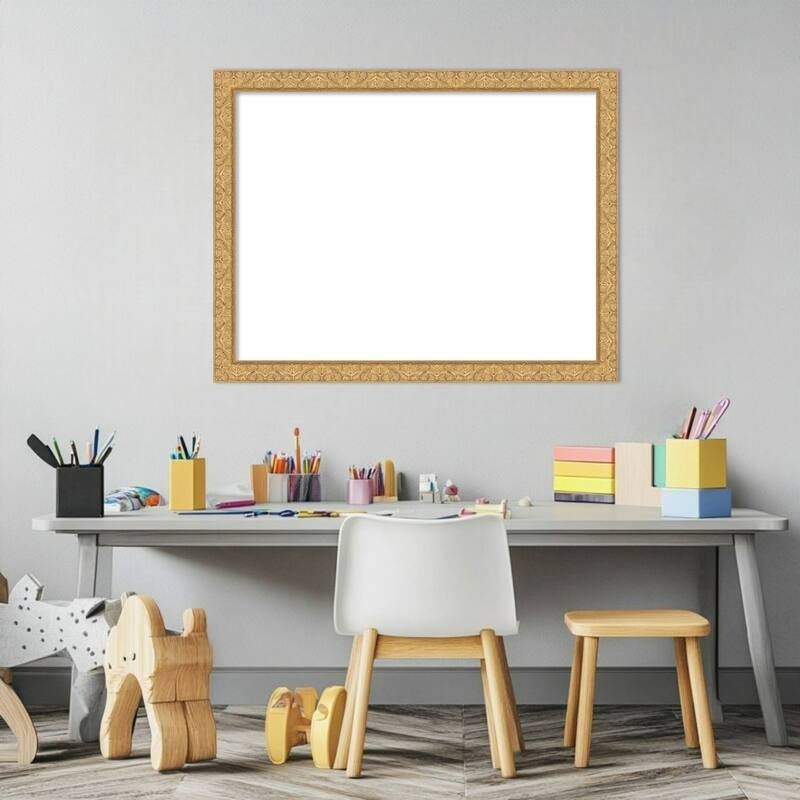 Lila Framed Dry Erase Magnetic Board