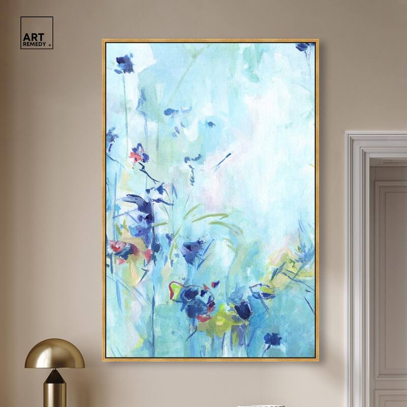 Heavenly Blue I Canvas by Art Remedy