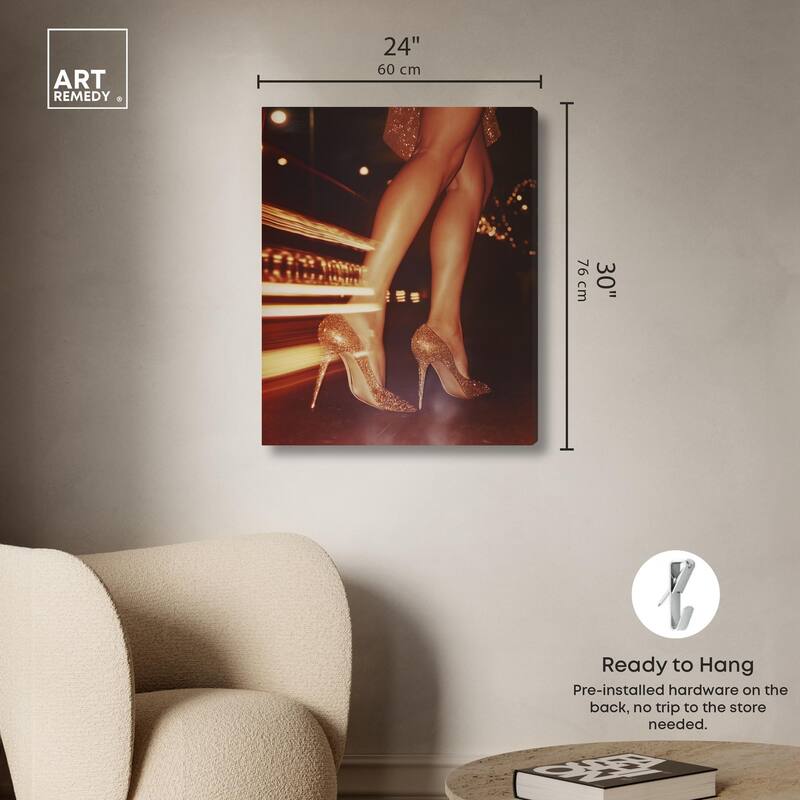 Sparkly Nights Canvas by Art Remedy, Gallery Wrapped