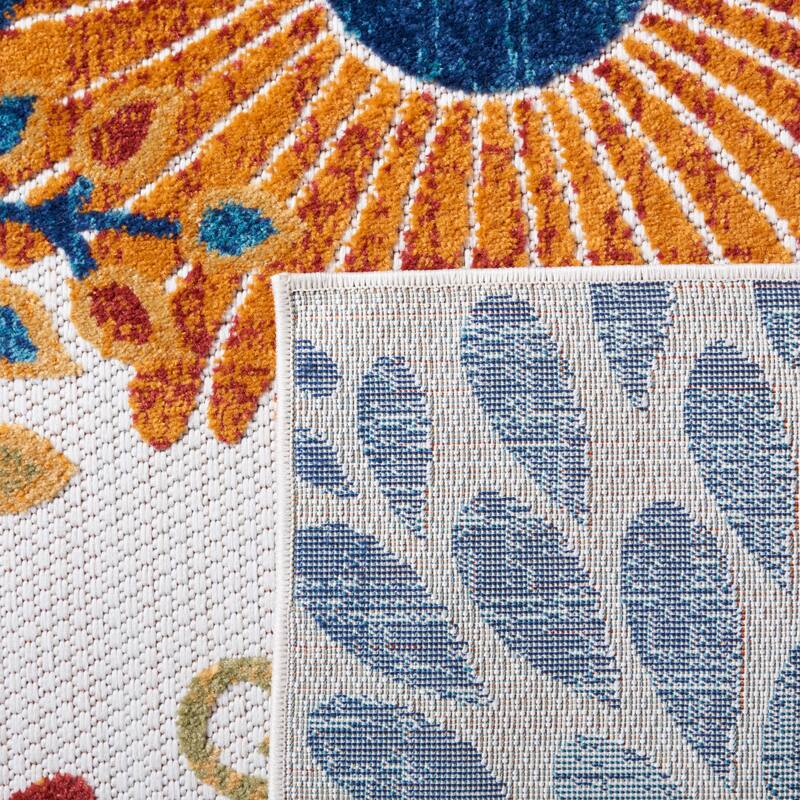 SAFAVIEH Cabana Lilah Indoor/ Outdoor Waterproof Patio Floral Rug