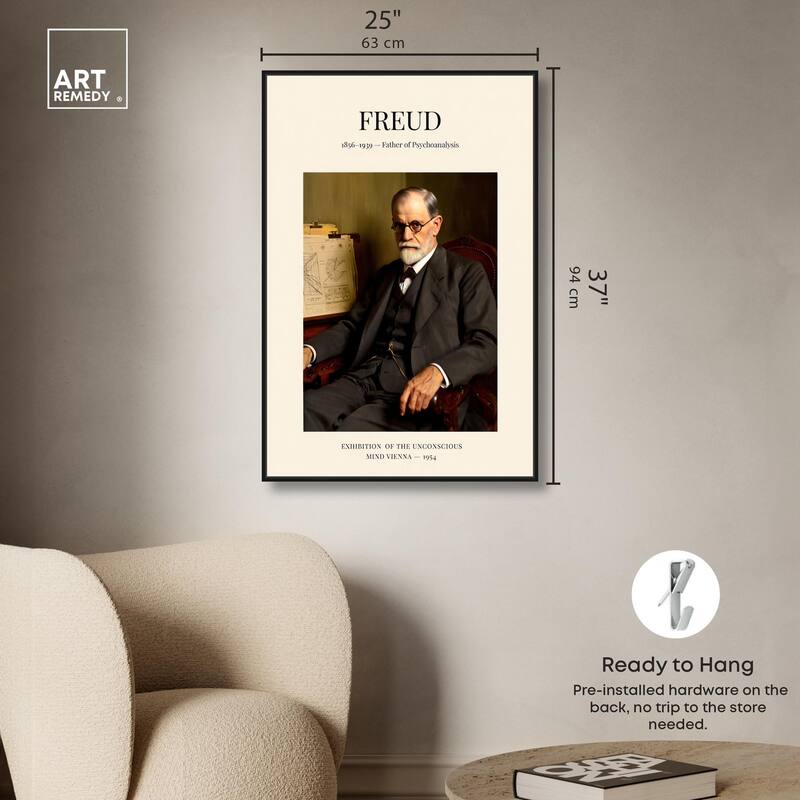 Father of Psychoanalysis Canvas by Art Remedy