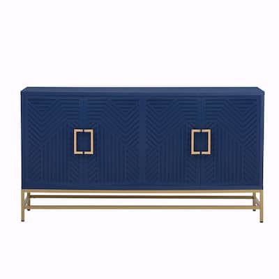 Retro-Style Sideboard with Adjustable Shelves