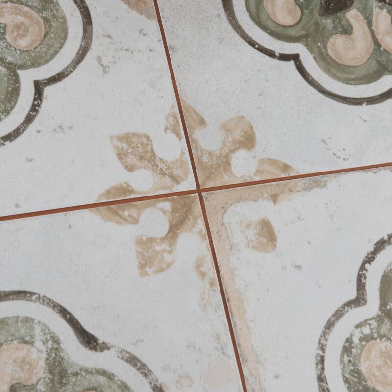 Merola Tile Kings Porto Flavia 17-5/8" x 17-5/8" Ceramic Floor and Wall Tile