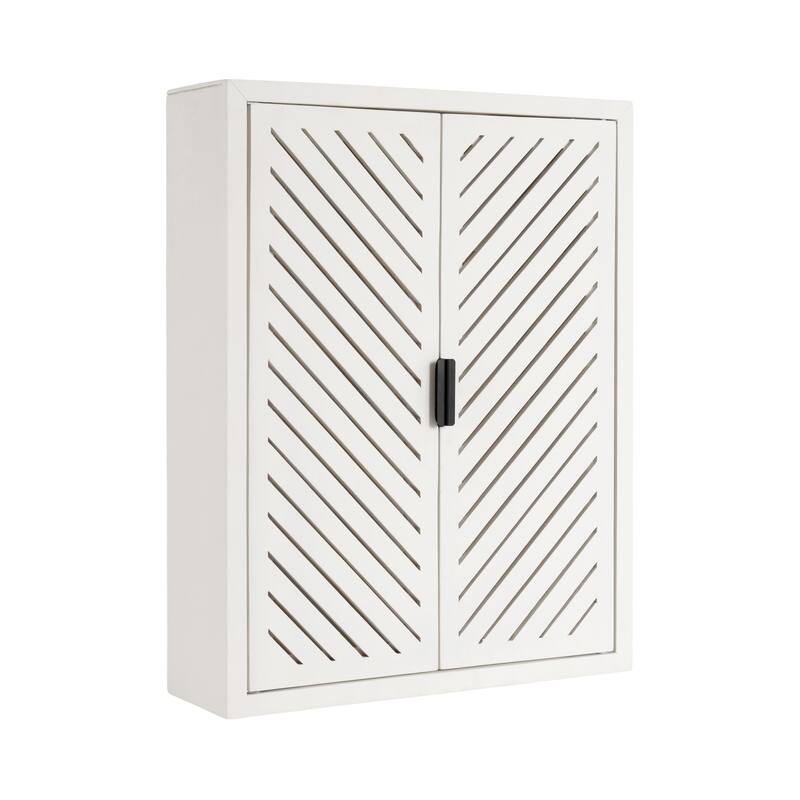 Kate and Laurel Mezzeta Tall 2-Door Bath Cabinet