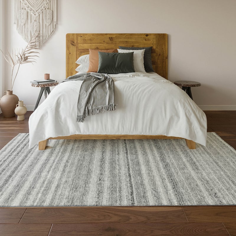 Premium Washable Super Soft Stripe Mayfield Rug