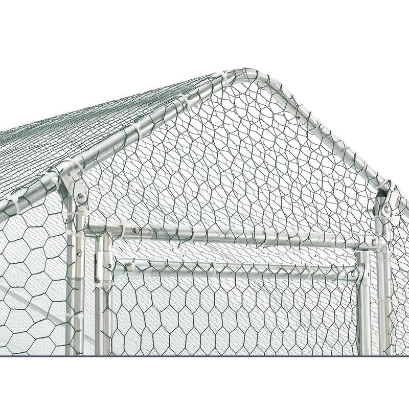 Large Metal Chicken Coop with Waterproof and Anti-Ultraviolet