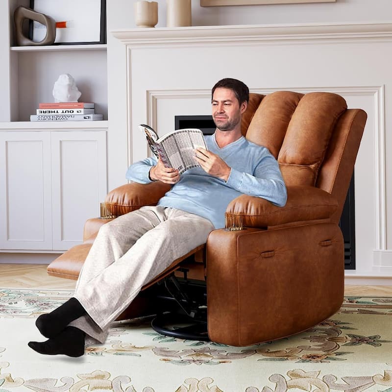 Oversize Manual Recliner Sofa Chair for Living Room, Bedroom and Nursery