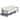 Outdoor Patio HDPE 3-Seat Sofa, 3 Removable Cushions Included