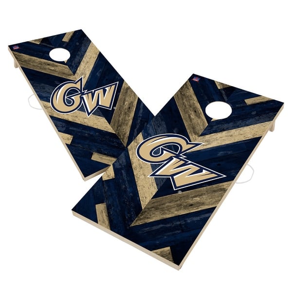 slide 2 of 6, George Washington University Colonials Cornhole Board Set 16 Years and Up