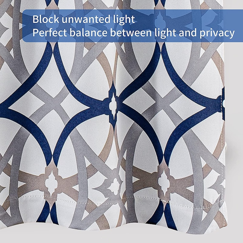 DriftAway Alexander Spiral Geo Trellis Pattern 3 Pieces Kitchen Set