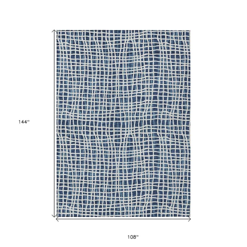 HomeRoots Striped Transitional Rectangle Outdoor Rug